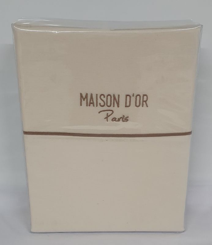 Постільна білизна Maison D'or преміум ранфорс 200х220 Ecru