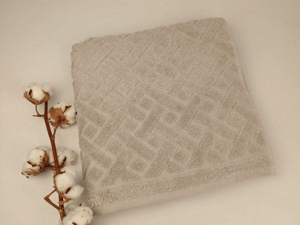 Рушник Philippus Cross Cotton 70х140 Santa Світло-сірий (A457)