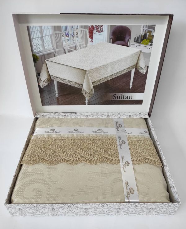 Скатертина Maison Royale 140x180 Sultan Cappucino