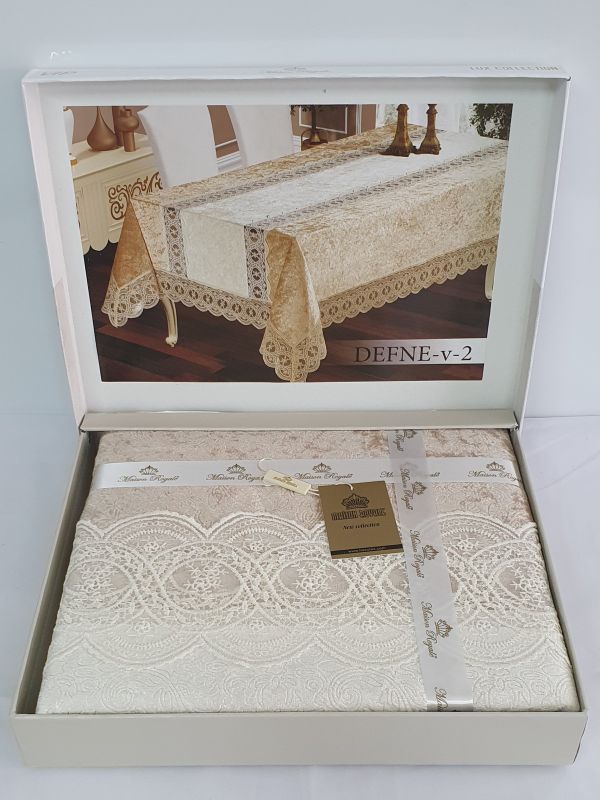 Скатертина Велюр Maison Royale 160x300 Defne V2