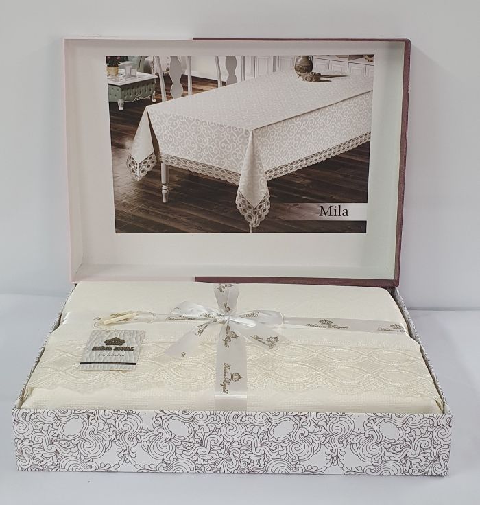 Скатертина Maison Royale 160x220 Mila Cream