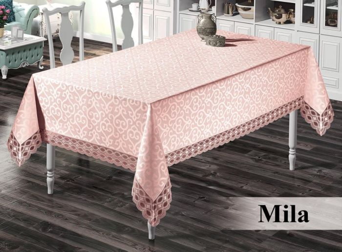 Скатертина Maison Royale 160x220 Mila Powder