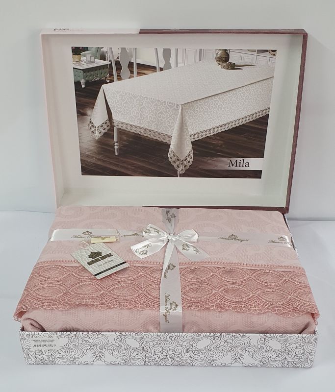 Скатертина Maison Royale 160x220 Mila Powder