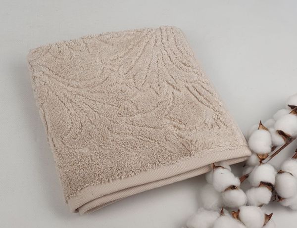 Рушник Philippus Moss Cotton 50x90 Mande Капучино (A519)