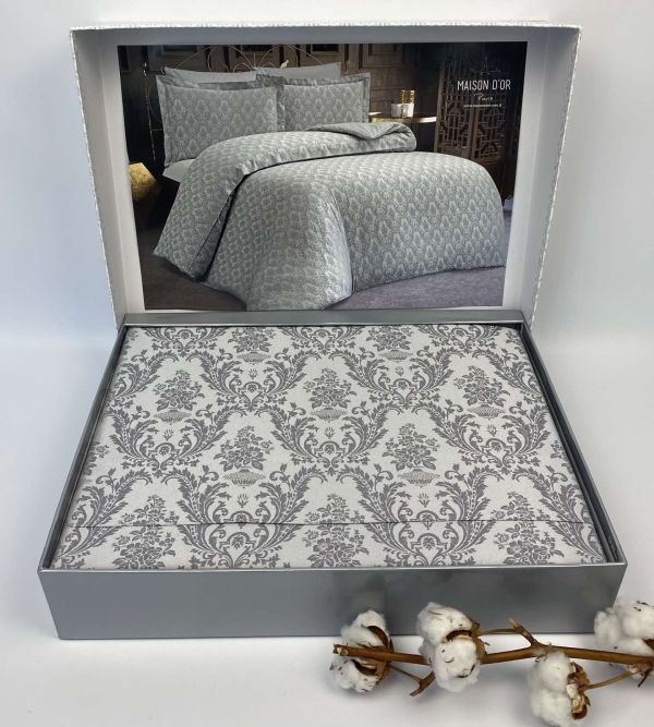 Постільна білизна Maison D'or Emerald Linens бамбук 200х220 Grey