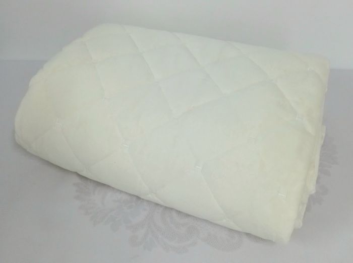 Покривало велюрове Model-3/1 (1163) 220х240 Milk