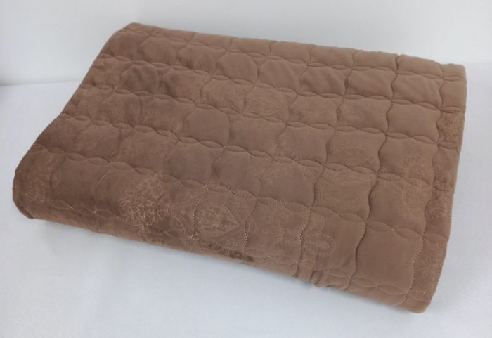 Покривало велюрове Model-12 160x220 Beige