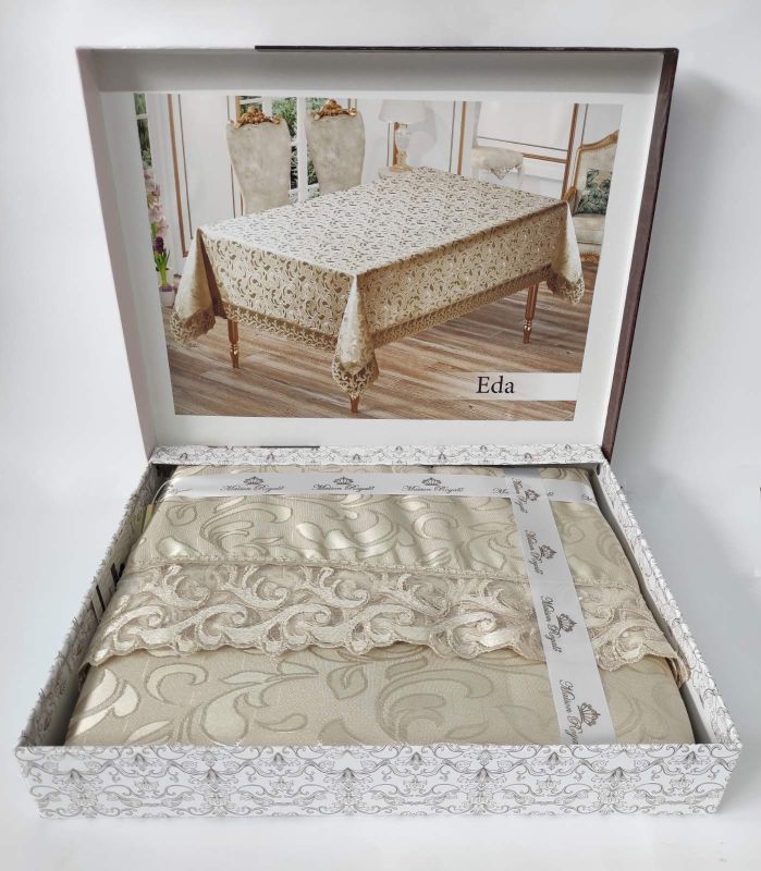 Скатертина Maison Royale 140x180 Eda Cappucino