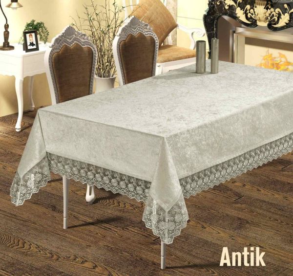 Скатертина Велюр Maison Royale 160x350 Antik Cream