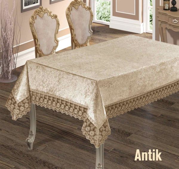 Скатертина Велюр Maison Royale 160x350 Antik Cappucino