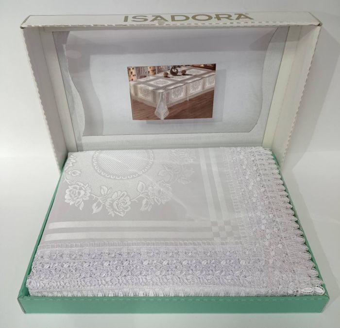 Скатертина Isadora 160х220 White
