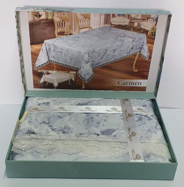 Скатертина Maison Royale 160x220 Carmen Blue V2