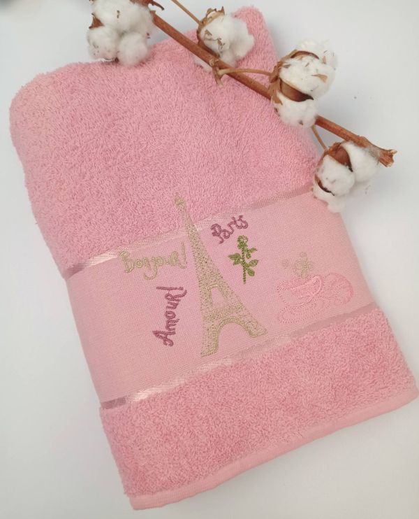 Рушник AE 70х140 Paris Pink