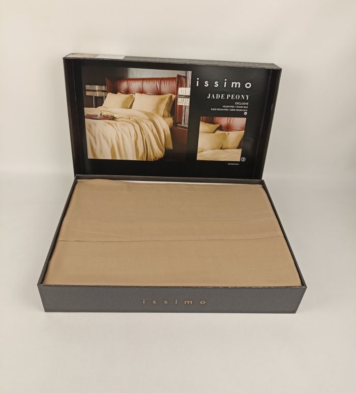 Постільна білизна Issimo Home vegan silk 200х220 Jade Peony