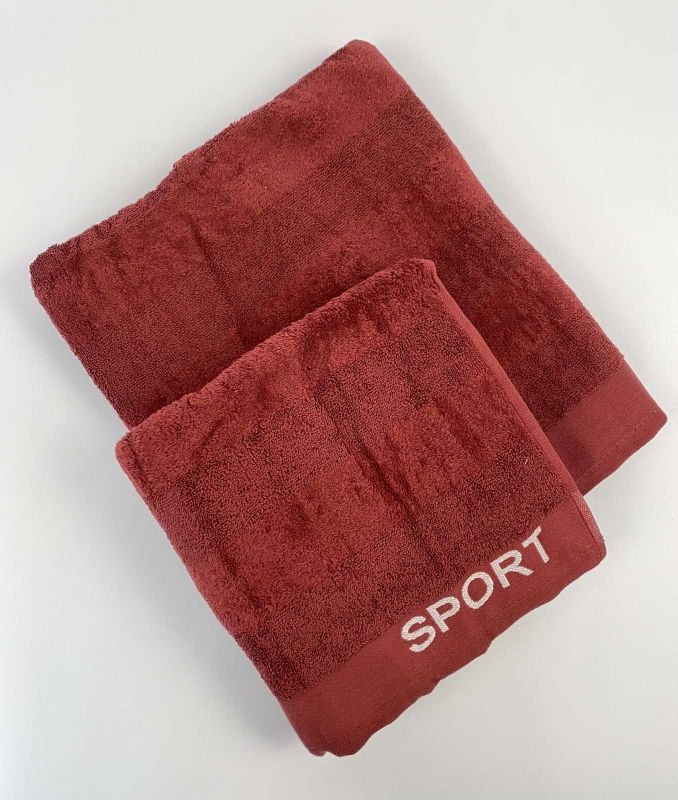 Набір рушників 2 шт Sport Red