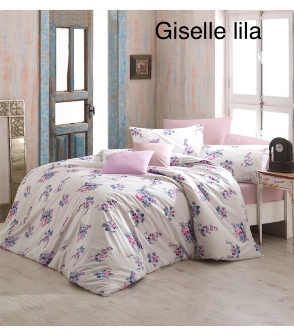 Постільна білизна Altinbasak ранфорс 200x220 Giselle Lila