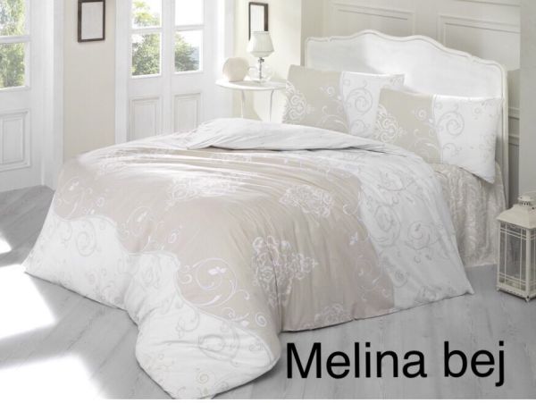 Постільна білизна Altinbasak ранфорс 200x220 Melina Bej