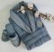 Халат чоловічий Maison D'or Elegance Marine Blue L