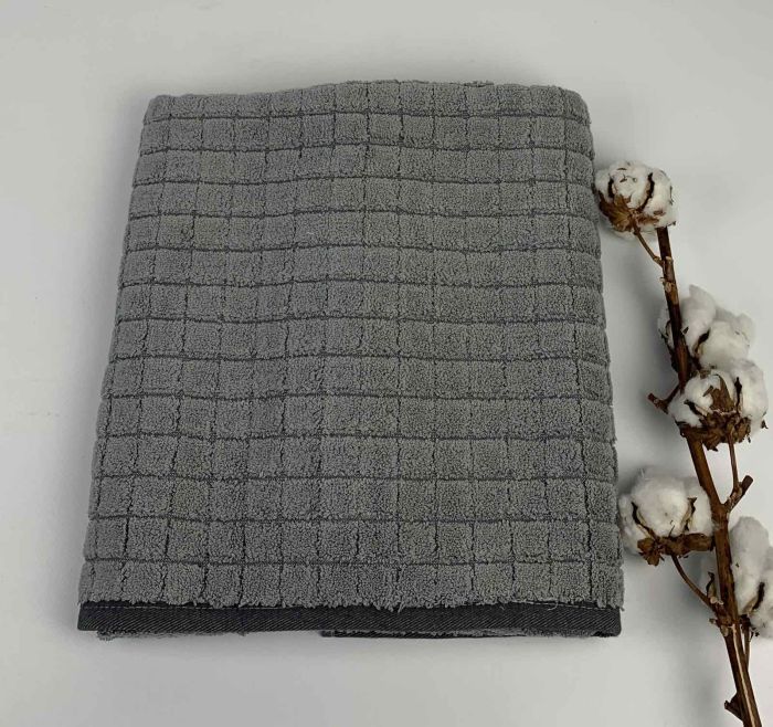 Рушник Pupilla 70x140 Arya Model-2 Сірий