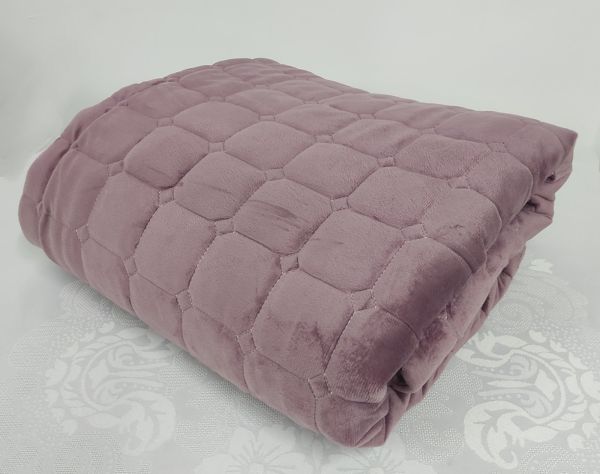 Покривало велюрове Model-9 160x230 Lila