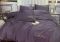 Постільна білизна Koloco сатин з вишивкою 200x230 см Purple