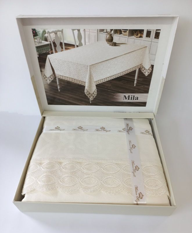 Скатертина Maison Royale 160x260 Mila Cream