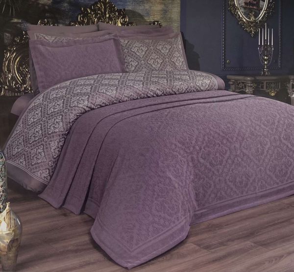 Набір Покривало + постіль Maison D'or Pinella 260x260 Lilac