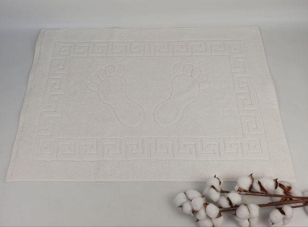 Рушник-килимок для ніг Homeline 50x70 White