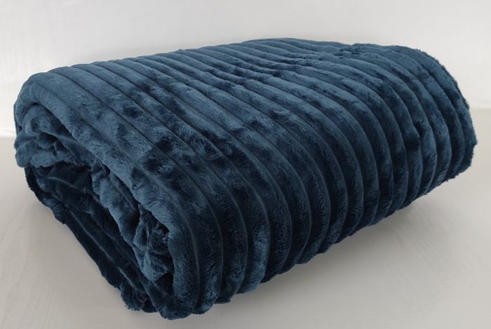 Покривало велюр 150х200  Blue  (547)