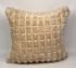 Наволочка велюрова "Клітка" 50x50 Light  Beige