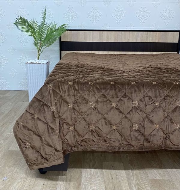Покривало велюрове Model-20 220x240 Brown