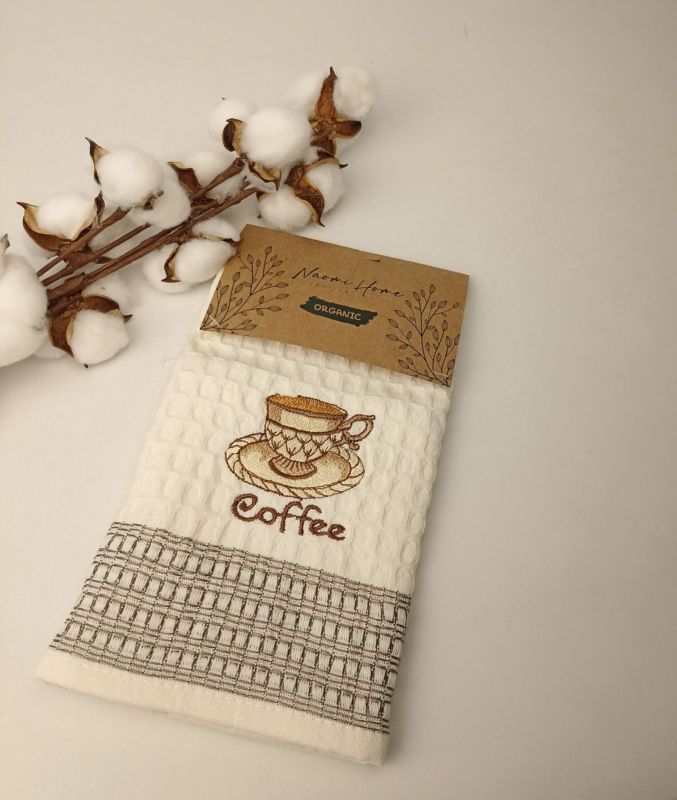 Рушник вафельний кухонний 45х70 Quality Coffe 3
