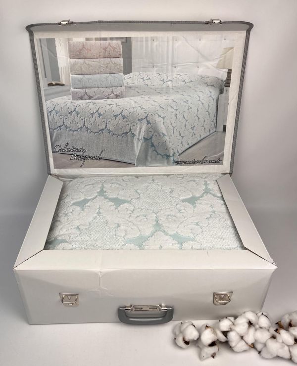 Покривало Maison D'or махрове Celestina 220х240 Blue