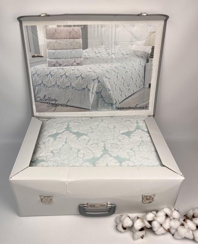 Покривало Maison D'or махрове Celestina 220х240 Blue