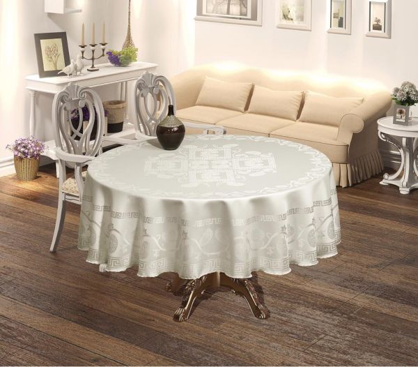 Скатертина  Maison Royale 160 Круг Buta Royale Cream
