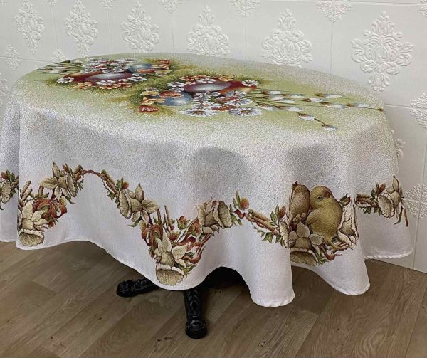 Скатертина Sagol великодня 160х220 ovale ST-142 в коробці