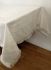 Скатертина з китичками Sagol 160х220 White