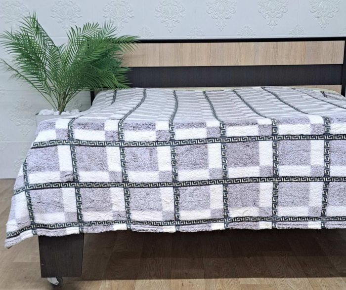 Покривало велюр без упаковки 200х220 Model 7 (724)
