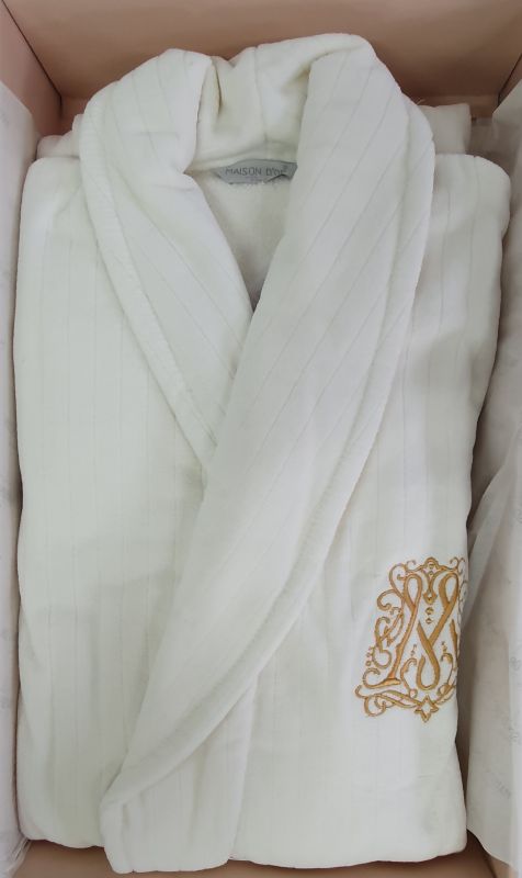 Халат чоловічий Maison D'or Alberto Ivory XL