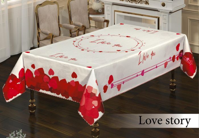 Скатертина Maison Royale 160x220 Love Story
