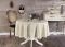 Скатертина Set Maison D'or Q180+Q170+6pcs+6psc Marinella T.Cloth Beige