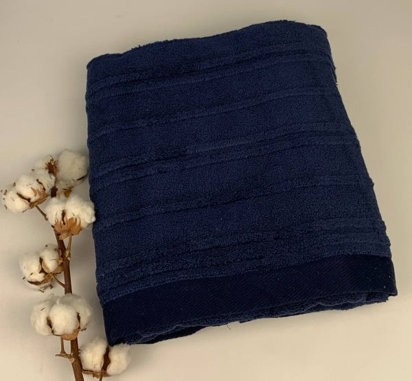 Рушник Pupilla 70х140 Microcotton Cevher Dark Blue