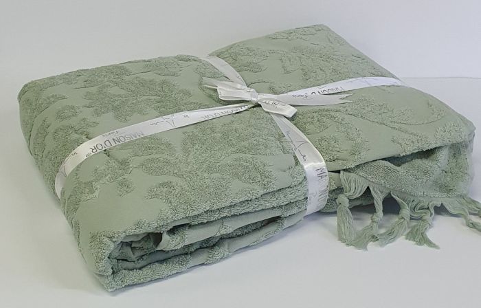 Покривало Maison D'or махрове Sanda 160х240 Sage