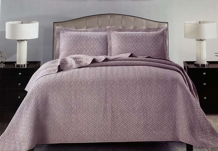 Покривало з наволочками Colorful Home 220х240 Lilac