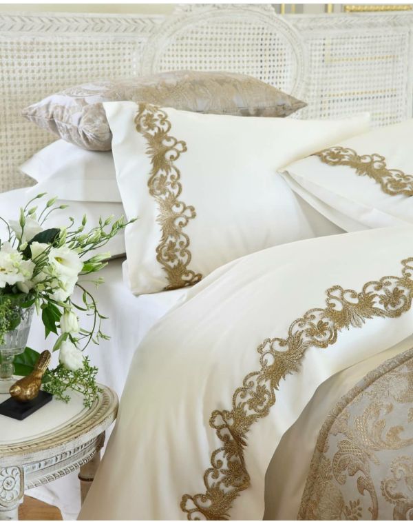 Постільна білизна Pepper Home Leana Cream-Copper 200x220