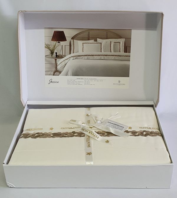 Постільна білизна Pepper Home Jessica Cream-Gold 200x220