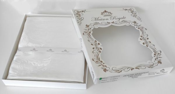 Скатертина тефлон Maison Royale 160*220 Kugu White
