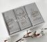 Рушники Maison D'or 3шт Waffle Terry Napkins 40x70 Grey