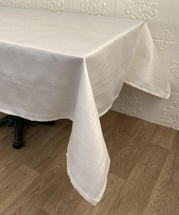 Скатертина Masali тефлон 160x220 Model 520 Cream