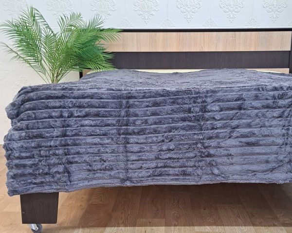 Покривало велюр 180х200 Anthracite (1307)